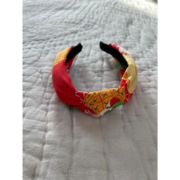 Padded Headband Bundle Pastel Floral Tropical Pineapple Halo Cloth 3 Hairbands - Picture 15 of 16